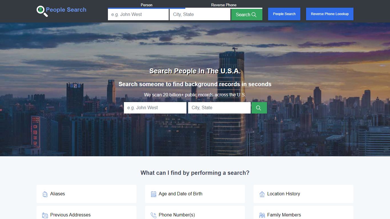 USA People Search & Free Public Records - people-search.org